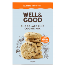 Well and Good Chocolate Chip Cookie mix 400g